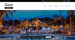Desktop Screenshot of goyocatering.com